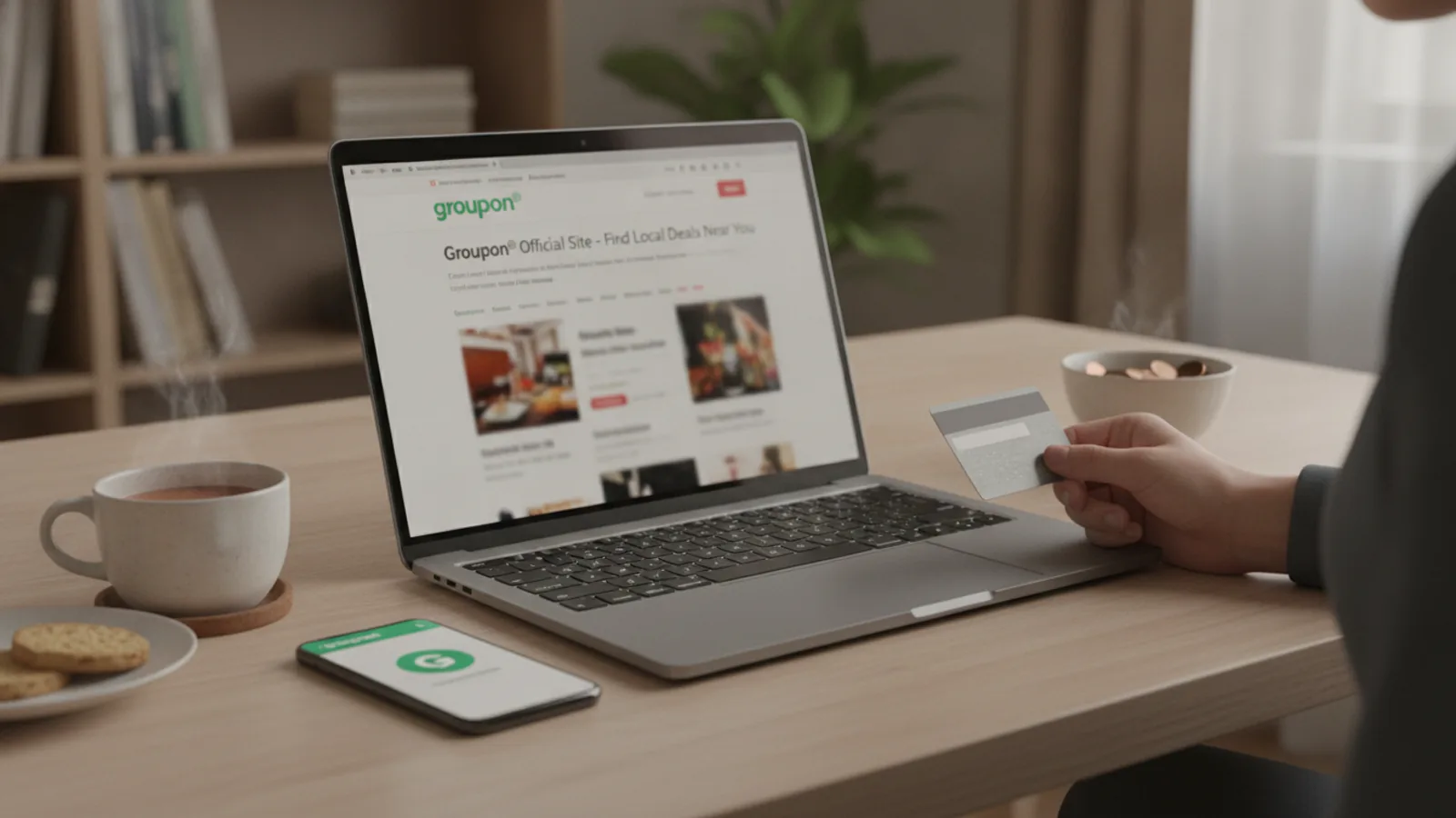 Groupon buying advice scene